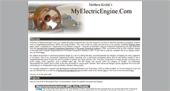 Desktop Screenshot of myelectricengine.com